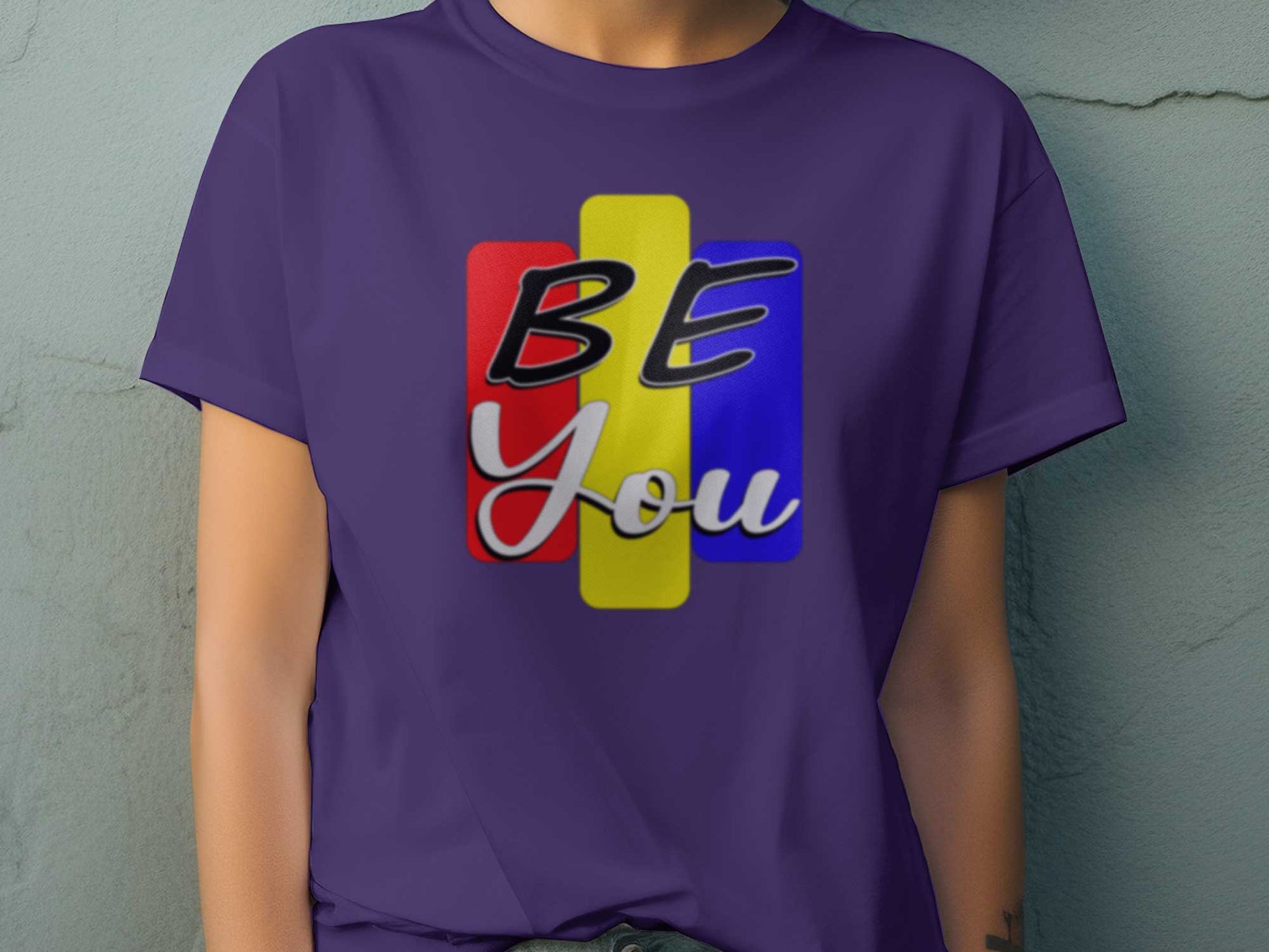 Be You Positive Vibes Shirt - Purple