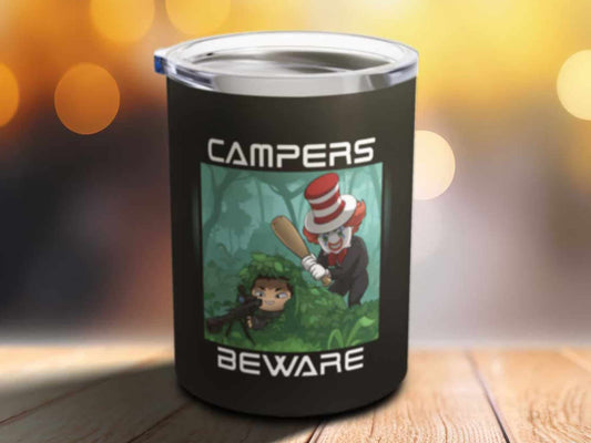 Campers Beware COD Meme Tumbler - 10oz