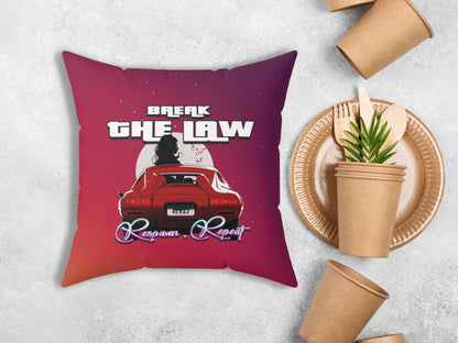 Respawn Repeat Square Pillow -