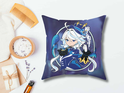 Furina Square Pillow (Limited Edition Fan Made) -