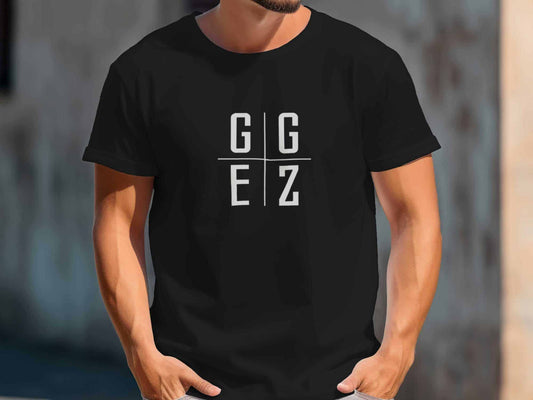 GG EZ Shirt - Gaming Slang Tee - Black