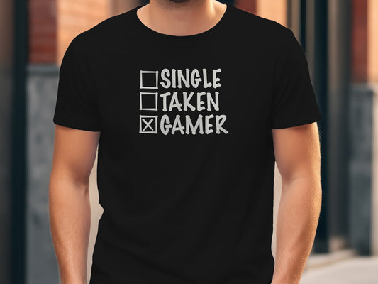 Single Taken Gamer Shirt - Black