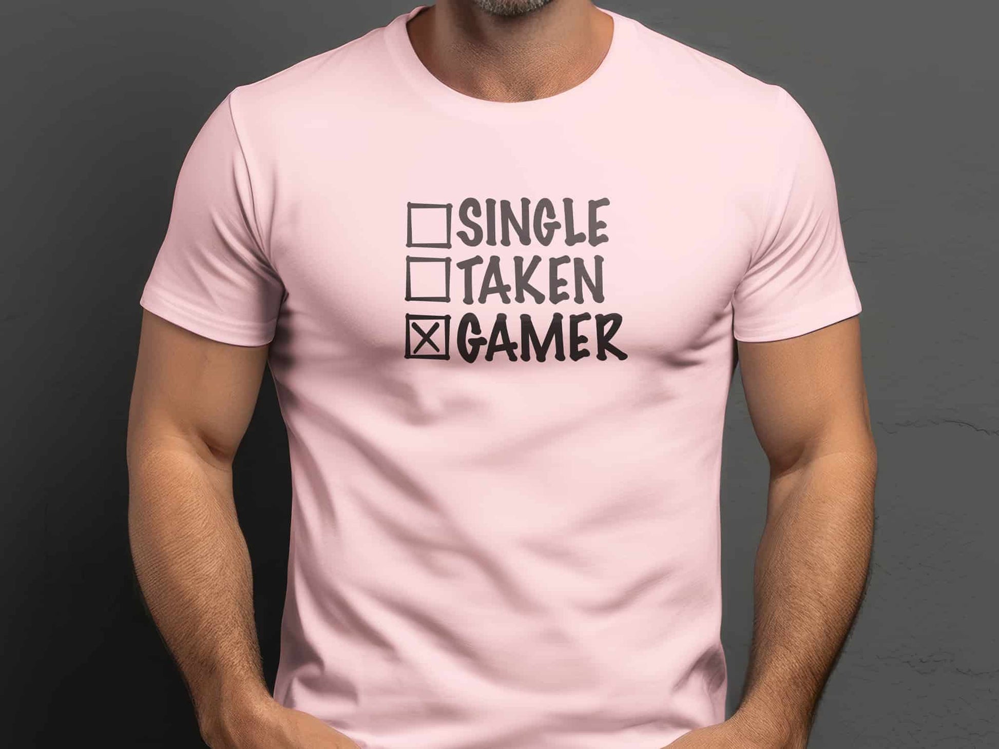 Single Taken Gamer Shirt - Pink