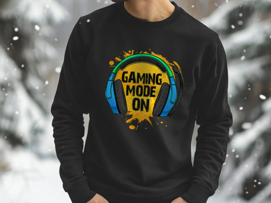 Gaming Mode On Sweatshirt -