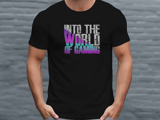 Into The World of Gaming Shirt - Black