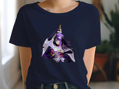 Raiden Shogun Shirt (Limited Edition Fan Made) - Navy