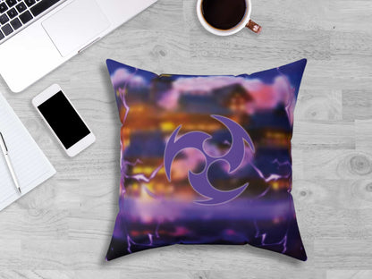 Raiden Shogun Square Pillow (Limited Edition Fan Made) -