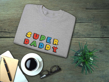 Super Daddy Sweatshirt - Sport Grey
