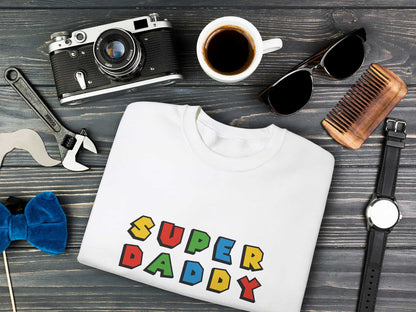 Super Daddy Sweatshirt - White