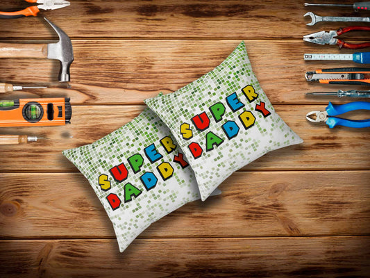 Super Daddy Square Pillow -
