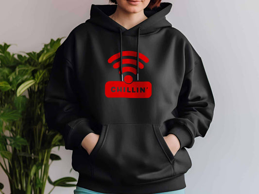 WiFi Icon Pullover Hoodie -